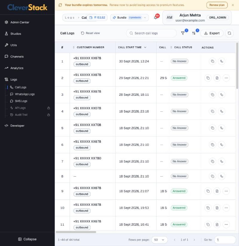 Call Logs