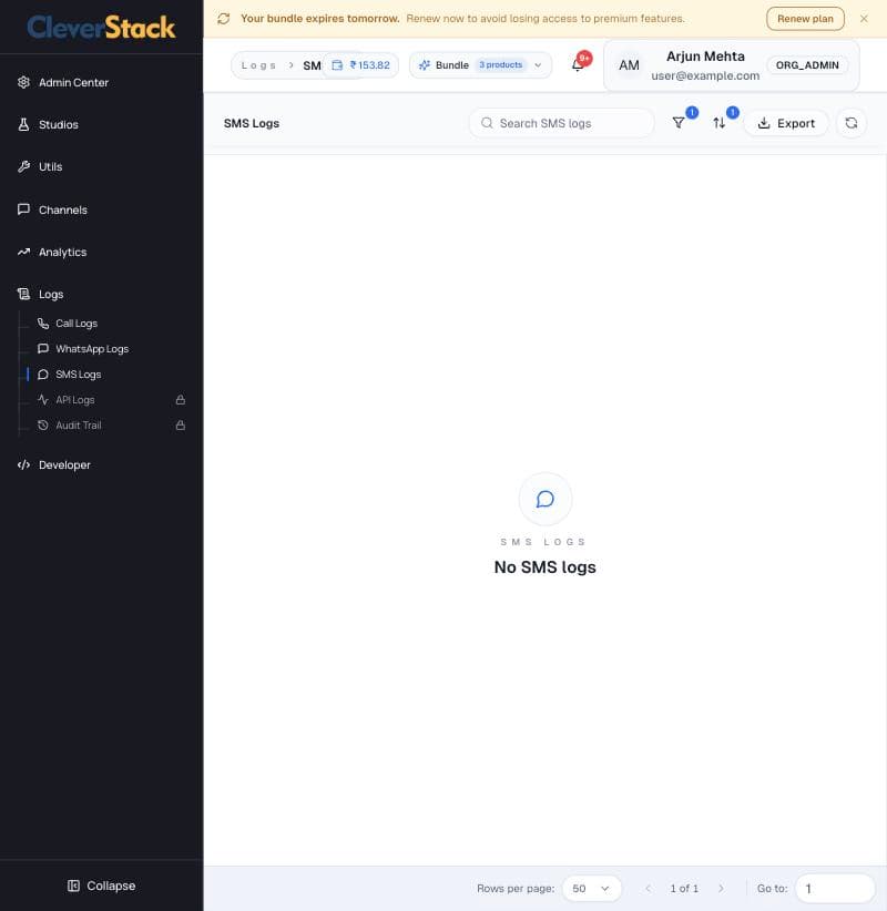 SMS Logs