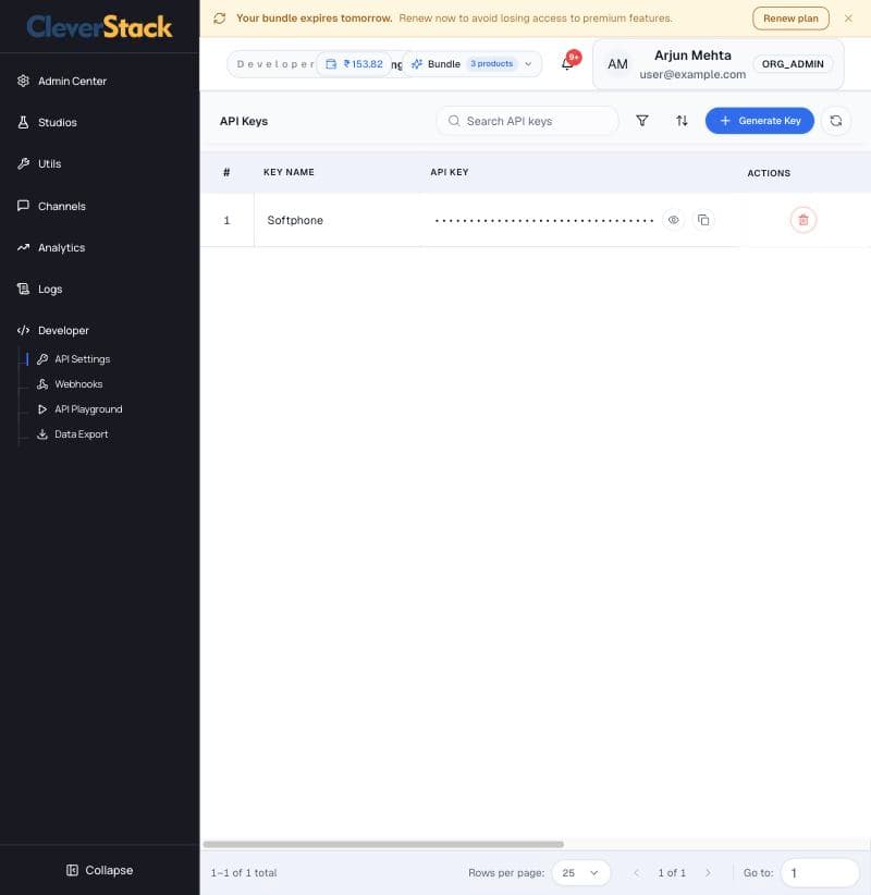 API Keys